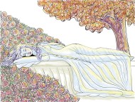 Sleeping Beauty - Mixed Media