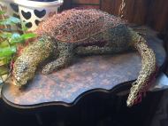 Crochet Dragon Wire Sculpture